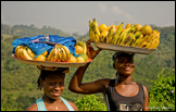 03 Girls with Fresh Fruit to Sell
